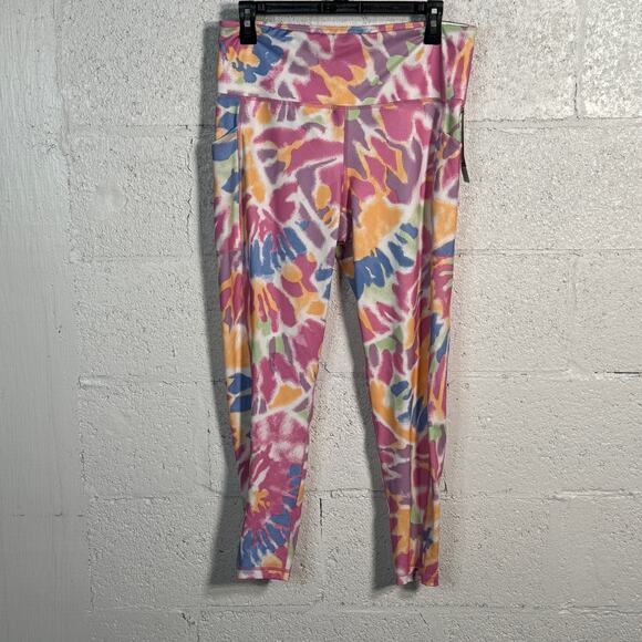 Ideology Women's 7/8 side pocket legging, twisted colors Large - Picture 1 of 9